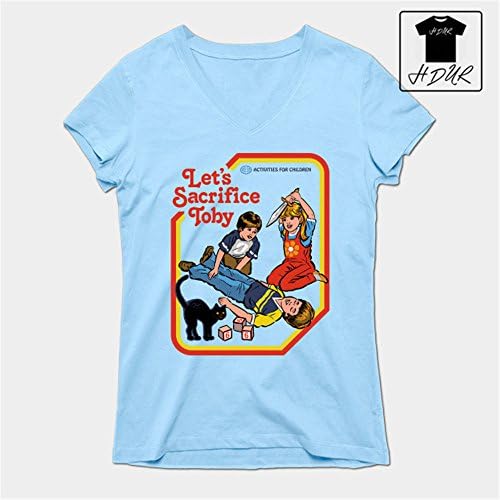 HDUR Lets Sacrifice Toby Funny Hip-Hop Unisex Graphic Tee Shirt T-Shirt-Medium