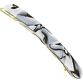 Camila Paris CP2989 French Hair Barrettes Clips for Women Handmade Small Girls Side Slide-in Barrette Clip, Hair Accessories for Women. Strong Hold No Slip Grip Fashion Durable Styling, Made in France