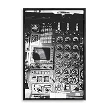 signwin Framed Canvas Wall Art Aviation Machinery Canvas Prints Home Artwork Decoration for Living Room,Bedroom - 16x24 inches
