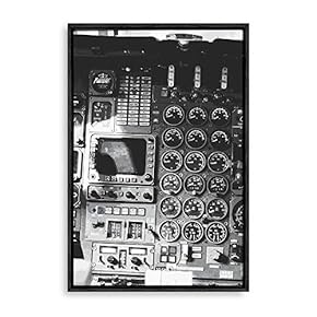 signwin Framed Canvas Wall Art Aviation Machinery Canvas...