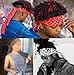 EroTouch Apparel Customs Designer Headbands,Fashion Head Band Wrap,Scarf,Mens Women Unisex Headband,Luxury Limited Exclusive (RED SUP LV)