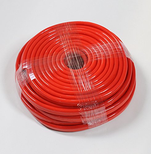 LED Strip Neon Rope Light 30 Ft 12V Red Jacket Red Light LED Neon Flex Tube Waterproof, Accessories Included - Ideal For Indoor Outdoor Rope Lighting Holiday Decoration Valentines Party Lighting (Red)
