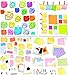 Ourhome520 1 Sticky Easy Post Self-Stick Notes for Home Office tabs (3 x 3 Candy Colors)