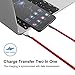 Alyee USB Type C Cable, 3 Pack 6FT Type C Cable Fast Charging with LED Light USB C Cable Cord Compatible with Samsung Galaxy Note 8, S8, S8 Plus, S9, S9 Plus, LG G6 G5 V30 V20, Google Pixel, Red