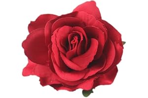 Lovefairy Beautiful Rose Flower Hair Clip Pin up Flower Brooch for Party Travel Festivals