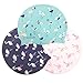 BALNEAIRE Silicone Swim Cap for Women, Waterproof Long Hair Swimming Caps Flamingo Print Grey