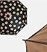 Jenabee Gold Lip Shape Print Golden Coated Anti-Heat UV-Proof Vinyl Umbrella Strong Sun Block Umbrella Outdoor Parasol