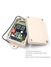 Solidremote, receptor universal de radiofrecuencias de 12 a 24 V, con 2 canales de 433 Mhz, inalámbrico, relé de conmutación, seguro, con 2 transmisores para abrir la puerta de la cochera, luces LED y más (kit 1)
