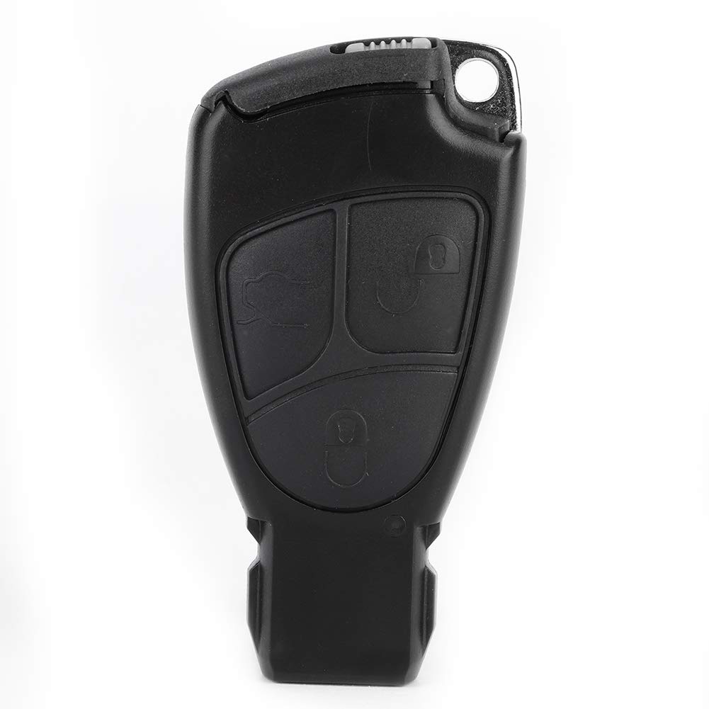 3 Button Remote Key Fob Case + Blade for Mercedes C Class, W210 - Stylish and Durable Protection for Your Key Fob, and Easy Access!
