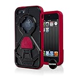 Rokform Rokshield iPhone 5/5s/SE Dual Layer Protective Case and Universal Magnetic Car Mount. Made in USA (Red/Black)