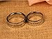 Blowin His Crazy/Her Weirdo Heart Ring Stainless Steel Engagement Wedding Band for Women Men Couple