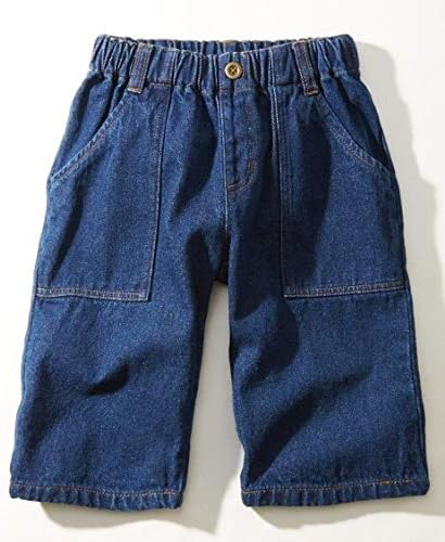Amazon Nissen ニッセン デニム ハーフ パンツ 男の子 女の子 子供服 ジュニア服 キッズ ジュニア ネイビー 110 ショートパンツ ハーフパンツ 通販