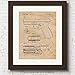 Vintage Glock Gun Patent Prints, 1 (11x14) Unframed Photo, Wall Art Decor Gift for Home Firearms Office Studio Gears Ammo Garage Shop College Student Teacher Coach Cowboys Target Range Instructor Fan