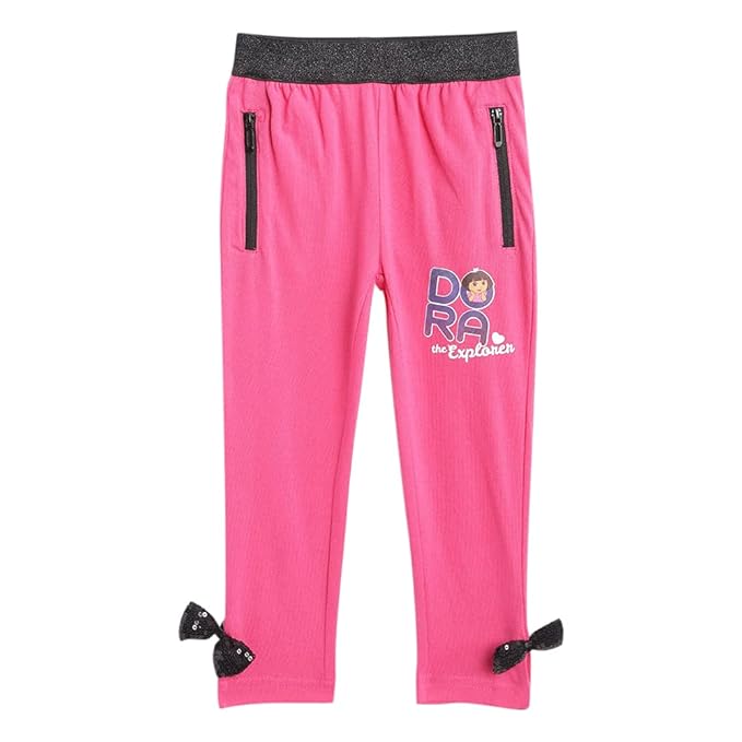 Buy Hopscotch Girls Cotton Dora Printed Pant in Pink Color at Amazon.in
