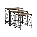 Ashley Furniture Signature Design - Vennilux Nesting End Tables - 3 Piece Table Set - Gray Brown Finish