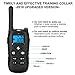 Mothca Dog Training Collar 2 Dogs with Remote 1800ft [2018 New Version] Waterproof Rechargeable with Beep/Vibration / Electric Shock Modes for Small Medium Large Dogs - No Problem Swimming/Shower