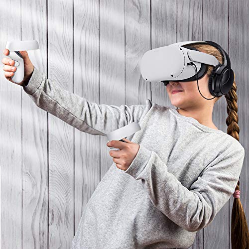sarlar VR Gaming Headphones for Oculus Quest 2 Headset Increase VR Immersion, Custom Length Cable, Optimized Gaming Audio Driver, Memory Protein Ear Pads Noise Isolating and Other Accessories - Image 7