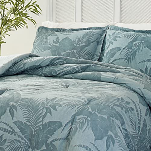 Tommy Bahama King Comforter Set, Cotton Bedding with Matching Shams