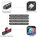 Car LED Strip Lights Interior LIghts Kit, Henlight 4 Pcs 36LED 16 Colors Multi-color Car Under Dash Lighting, Waterproof Car Neno Lights Strip with Multi-Mode Change and Remote Control