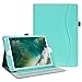 Fintie Case for iPad 6th / 5th Generation (2018 2017 Model, 9.7 Inch), iPad Air 2 / iPad Air 1 (9.7 Inch) - [Corner Protection] Multi-Angle Viewing Stand Cover with Pocket, Robin Egg Blue