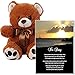 Sorry Poem - Say I'm Sorry with This Sincere Poem in a 5x7 Inch Clear Acrylic Picture Frame and Sweet 10 Inch Teddy Bear.