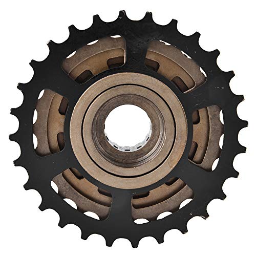 image for VGEBY1 Bicycle Freewheel, Brown Cycling Cassette Sprocket 7 Speed for 