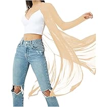 BelleLovin Womens Sexy Sheer Long Sleeve Cardigan See