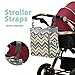 SoHo Louvre Diaper Bag Large (9 Piece, Chevron)