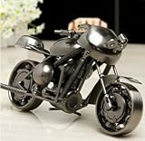 EQLEF® Retro Motorcycle Model , Creative Iron motorcycle model modern ornaments personalized birthday present for boyfriend Photography Props