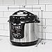 Elite Platinum 8 Quart 14-in-1 Multi-Use Programmable Pressure Cooker, Slow Cooker, Rice Cooker, Sauté, and Warmer - Black