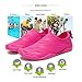 AMAWEI Men Women Water Shoes Barefoot Quick Dry Beach Swim Shoes Sports Aqua Socks for Pool Surf Yoga Sailing Boating Walking Pool Aerobics (40, Rose Red)