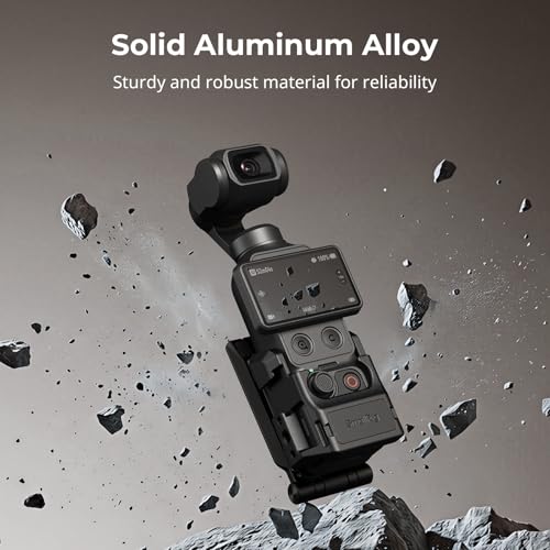 SMALLRIG Soporte magnético para DJI Osmo Pocket 4, adaptador de expansión magnética ajustable de 270°, con placa para Arca-Swiss, soporte de escritorio/superficie vertical -6003