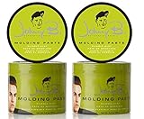 Johnny B. Authentic Haircare Molding Paste for Men, 4.5 Ounce 2 Pack