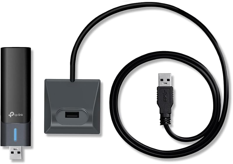 Archer TXE70UH 𝗪𝗶𝗙𝗶 𝟲𝗘 WLAN Stick für PC, USB WLAN Adapter AXE5400 Dualband, MU-MIMO, WPA3, USB 3.0, nur Kompatibel mit Windows 10/11