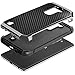 BENTOBEN Phone Case LG K8 2016 / LG K7 / LG Treasure LTE, Case for LG Tribute 5 / LG Escape/LG Phoenix 2, Dual Layer Hybrid PC TPU Bumper Carbon Fiber Texture Rugged Shockproof Protective Case Black