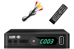 Jalzdieod DVB-T2 TV Tuner Terrestrial Satellite TV Receiver Digital TV Decoder HEVC DVBT2 264 HD TV Boxs USB Set Top Box US P