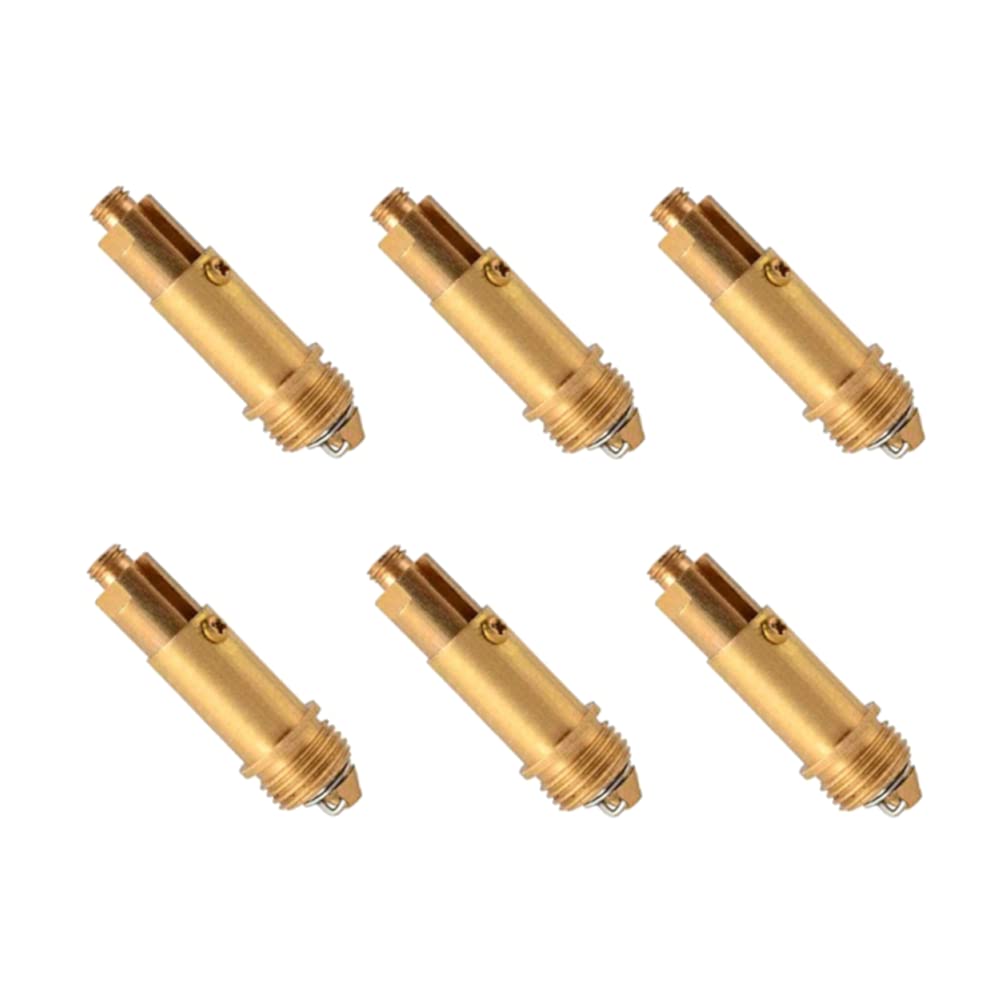 Bykswil 6Pcs Replacemen Basin Pop Up Click Clack Plug Bolt Replacement Assembly Screw for Most Bathroom Bathtub Sink Drain Stopper