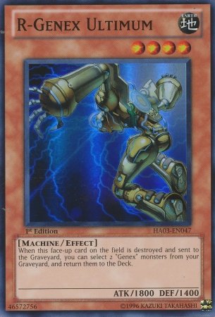 Yu-Gi-Oh! - R-Genex Ultimum (HA03-EN047) - Hidden Arsenal 3 - 1st Edition - Super Rare