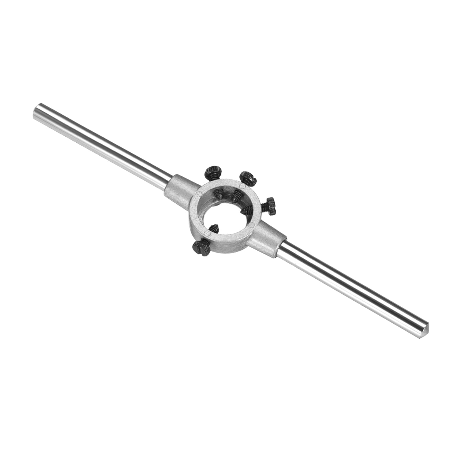 CoCud Die Stock Wrench, Fit M4-M6 / 6mm-20mm (OD) Round Dies, Adjustable Die Handle Holder - (Applications: for Machine Thread Repair), 1-Piece