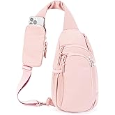 Sling Bag Nylon Crossbody Bags for Women with Anti-theft RFID Blocking Pocket Cross Body Purse Adjustable Shoulder Strap