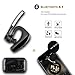 Bluetooth Headset, Wireless Bluetooth Earpiece with Mic Mute Switch Headset for Trucker Handsfree Earphone, V4.1 Bluetooth Headphones Compatible for Smart Phone (K10_Black)