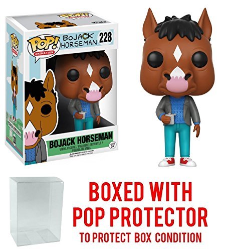 Funko Pop! Animation: BoJack Horseman - BoJack Horseman Vinyl Figure (Bundled with Pop BOX PROTECTOR CASE)