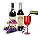 Amzyt wine sippy cup for adult Double-Walled Insulated Unbreakable Goblets BPA-Free Leak Resistant Lid For Red White Wine, Brushed Metal(10 oz)