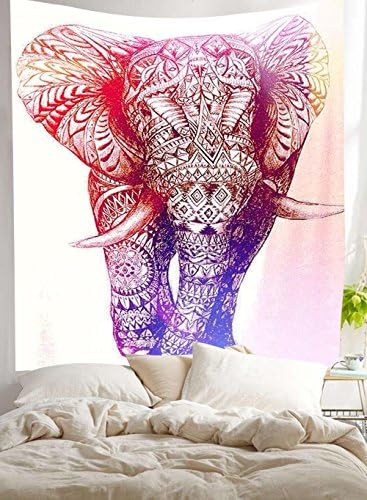 Bohemian Hippie Boho Chic Elephant Tapestry Decor For Dorm Living Room Bedroom