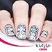 Whats Up Nails - B019 Words of Emotions Stamping Plate for Nail Art Design