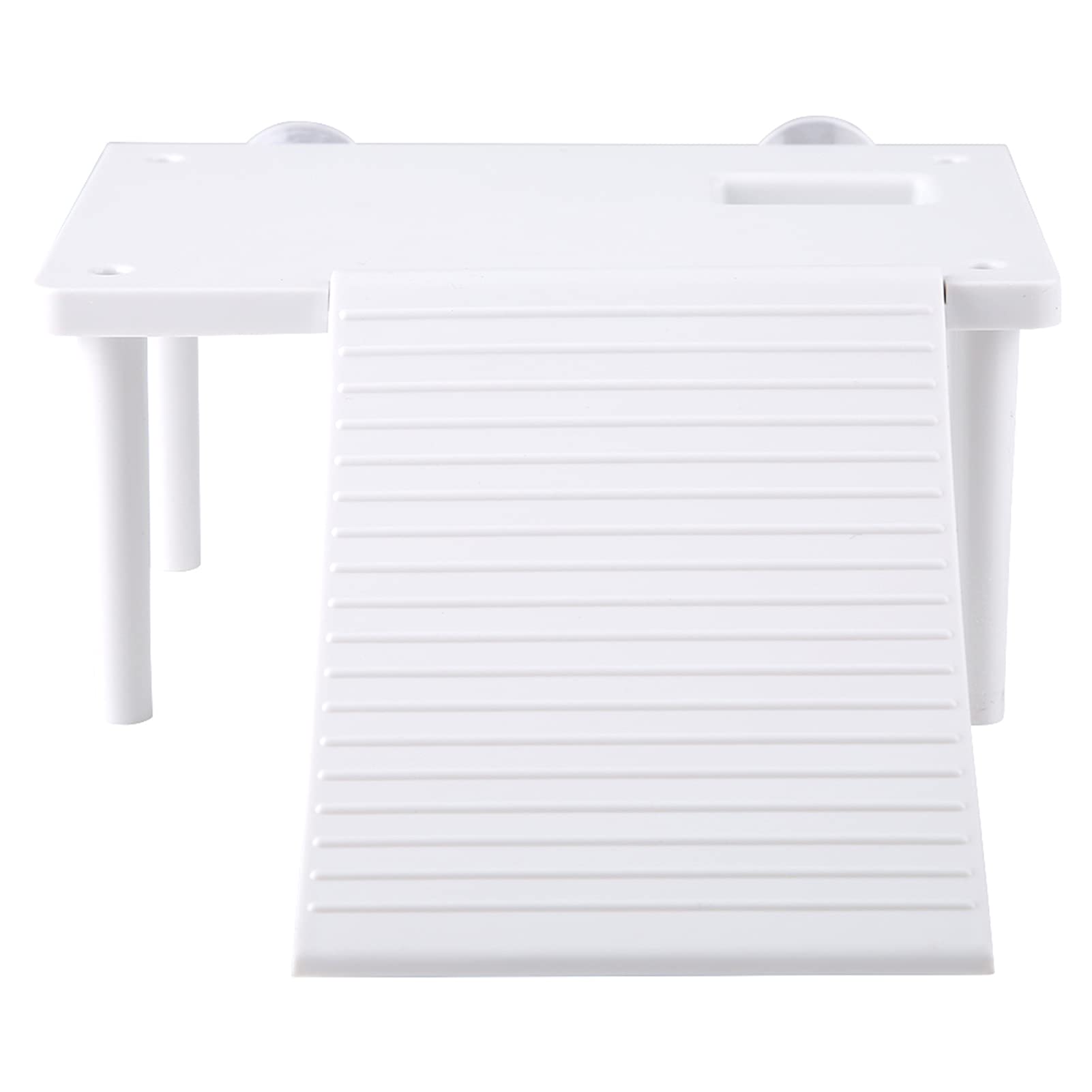 Turtle Pier Floating Reptiles Basking Platform Terrapin Dock Aquarium with Ramp Stairs for Tortoise Frog Newt and Salamanders