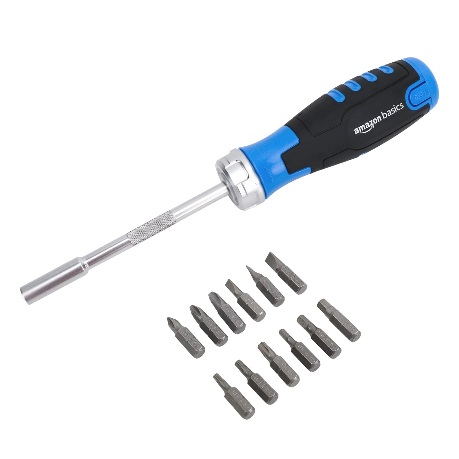 Amazon Basics 12-in-1 Magnetic Ratchet S...