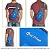LC Prime Sling Bag Backpack Chest Shoulder Compact Fanny Sack Satchel Outdoor Bike nylon fabric blue