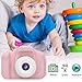 WABOLIN Kids Digital Video Camera for Girls Age 3-8 , Mini Rechargeable Children Camera Shockproof 8MP HD Toddler Cameras Child Camcorder (16GB Memory Card Included) Pink