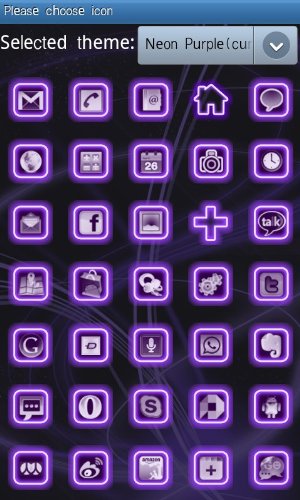 Amazon Com Neon Purple Go Launcher Ex Theme Apps Games